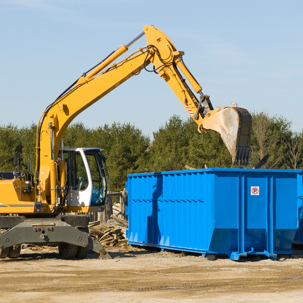 can i choose the location where the residential dumpster will be placed in Steely Hollow Oklahoma